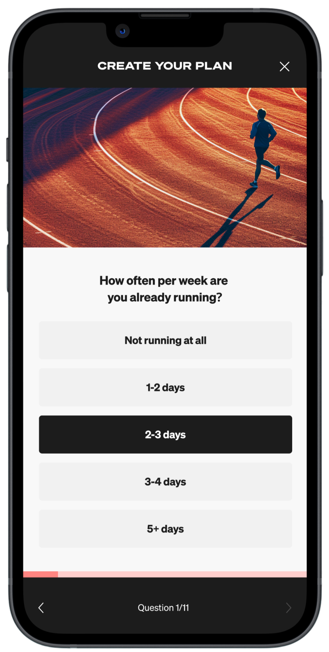 Run GPS feature of App screenshot